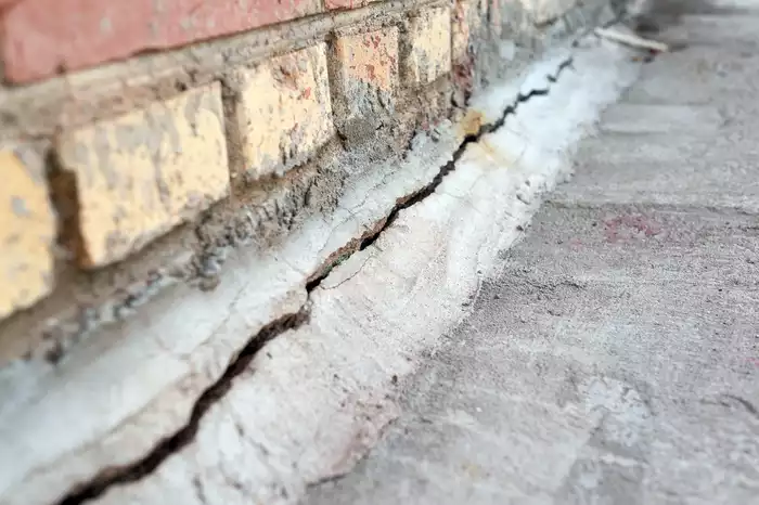 Cracked foundation