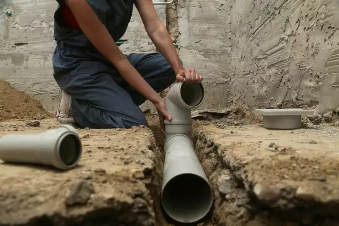 Installing basement drainage