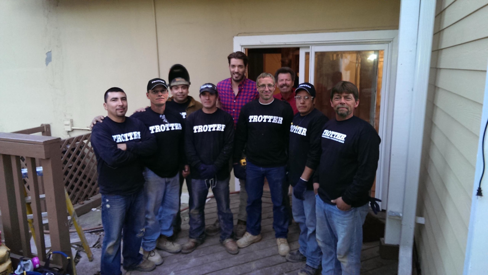 Trotter crew, as seen on Property Brothers.